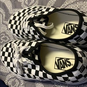 My black and white checkered vans